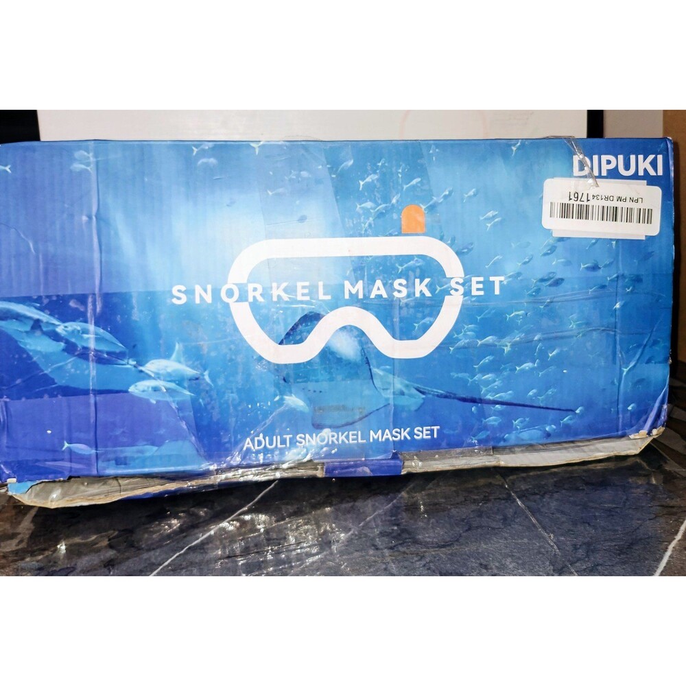DIPUKI Adult Snorkeling Mask Set